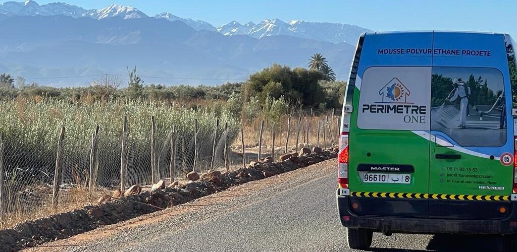 Véhicule d'intervention Périmètre One sur le terrain au Maroc